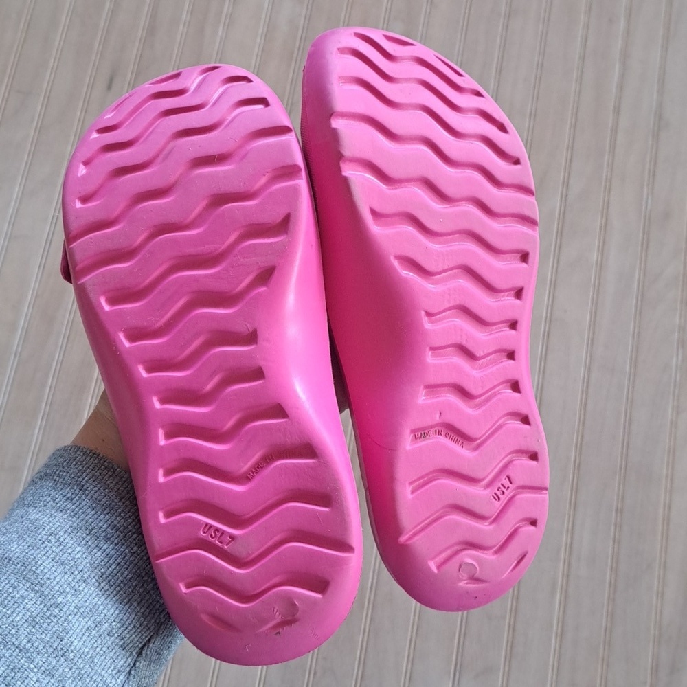 Cheeks Exercise by Tony Little Sandals Sport Recovery Comfort Slides Lightweight - Picture 6 of 11